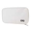 Portable White Cosmetic Travel Wash Pouch
